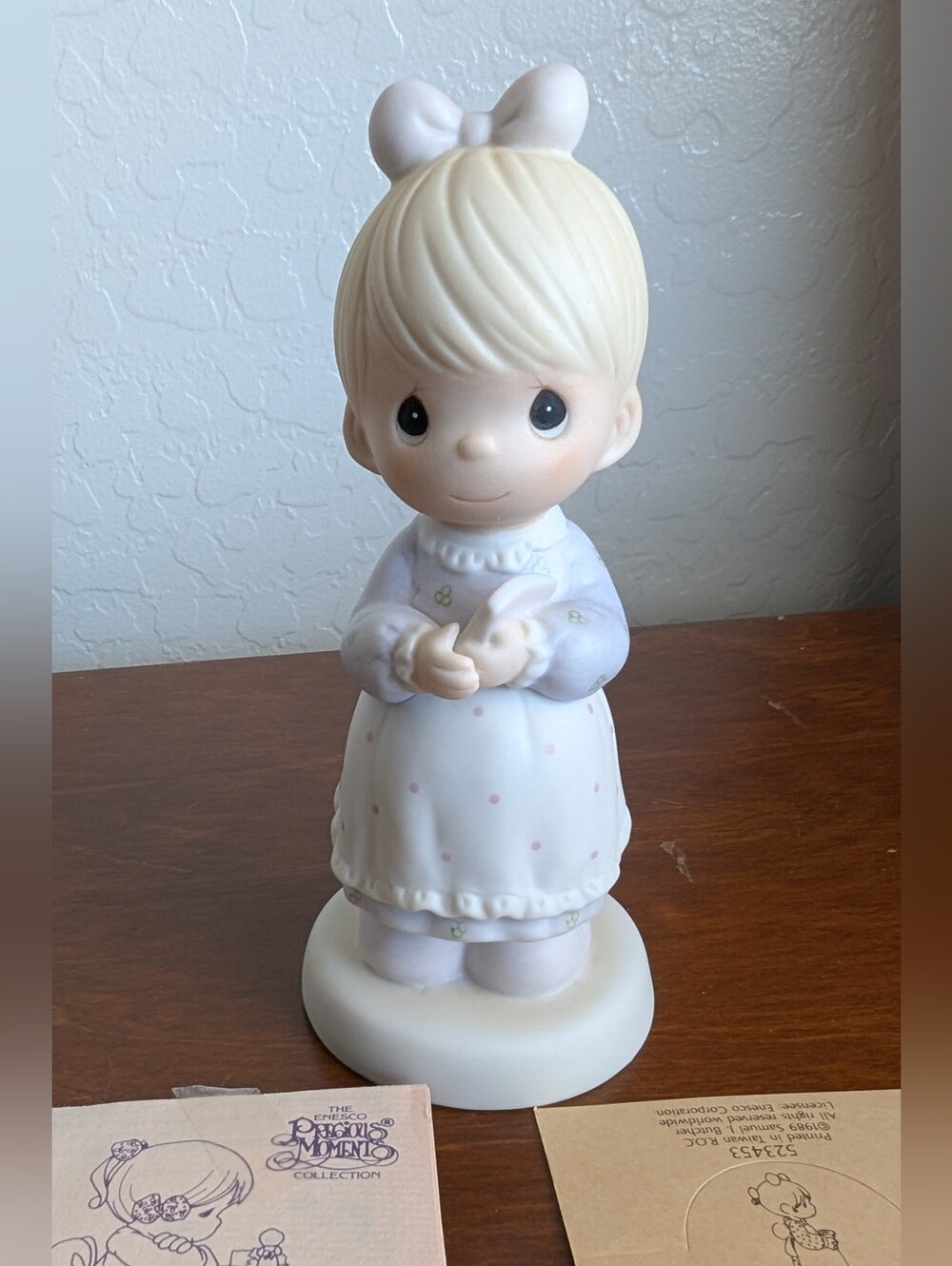 Ensco 1985 Precious Moments The Good Lord Always Provides Motherhood Figurine